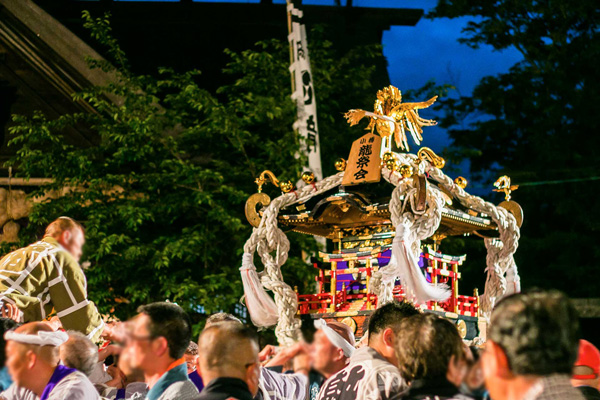 龍宮神社例大祭　宮入り