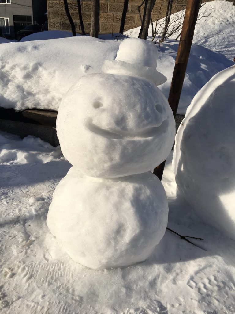 雪だるま大作戦 小樽朝里川温泉 ホテル 武蔵亭